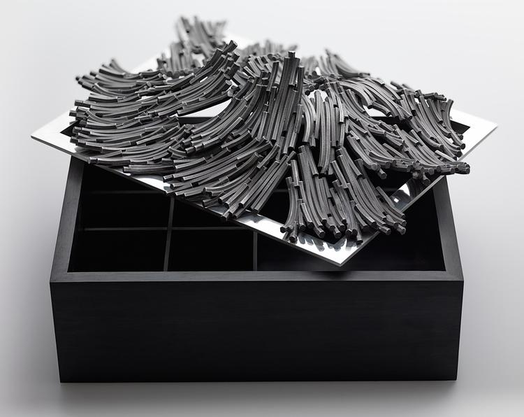 A piece of artwork from Hamish Dobbie a silversmith