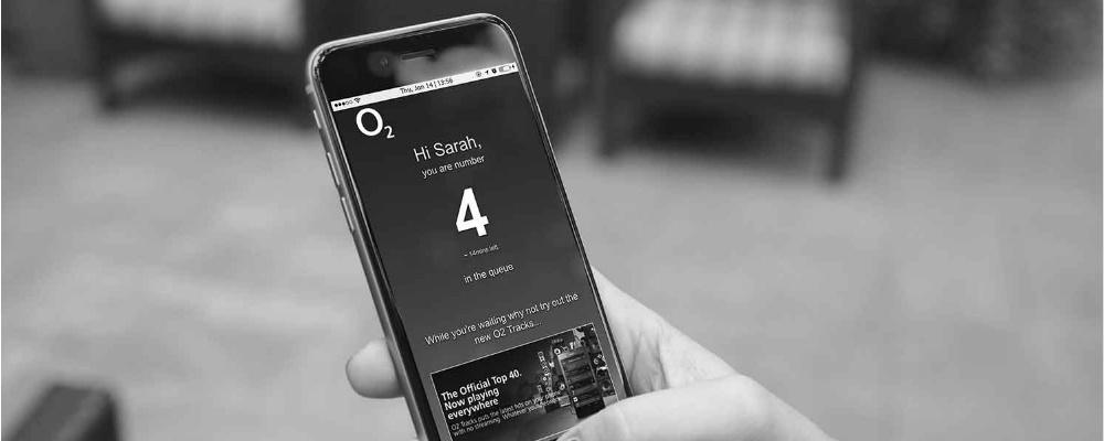 Qudini in-store queuing app at the O2 store