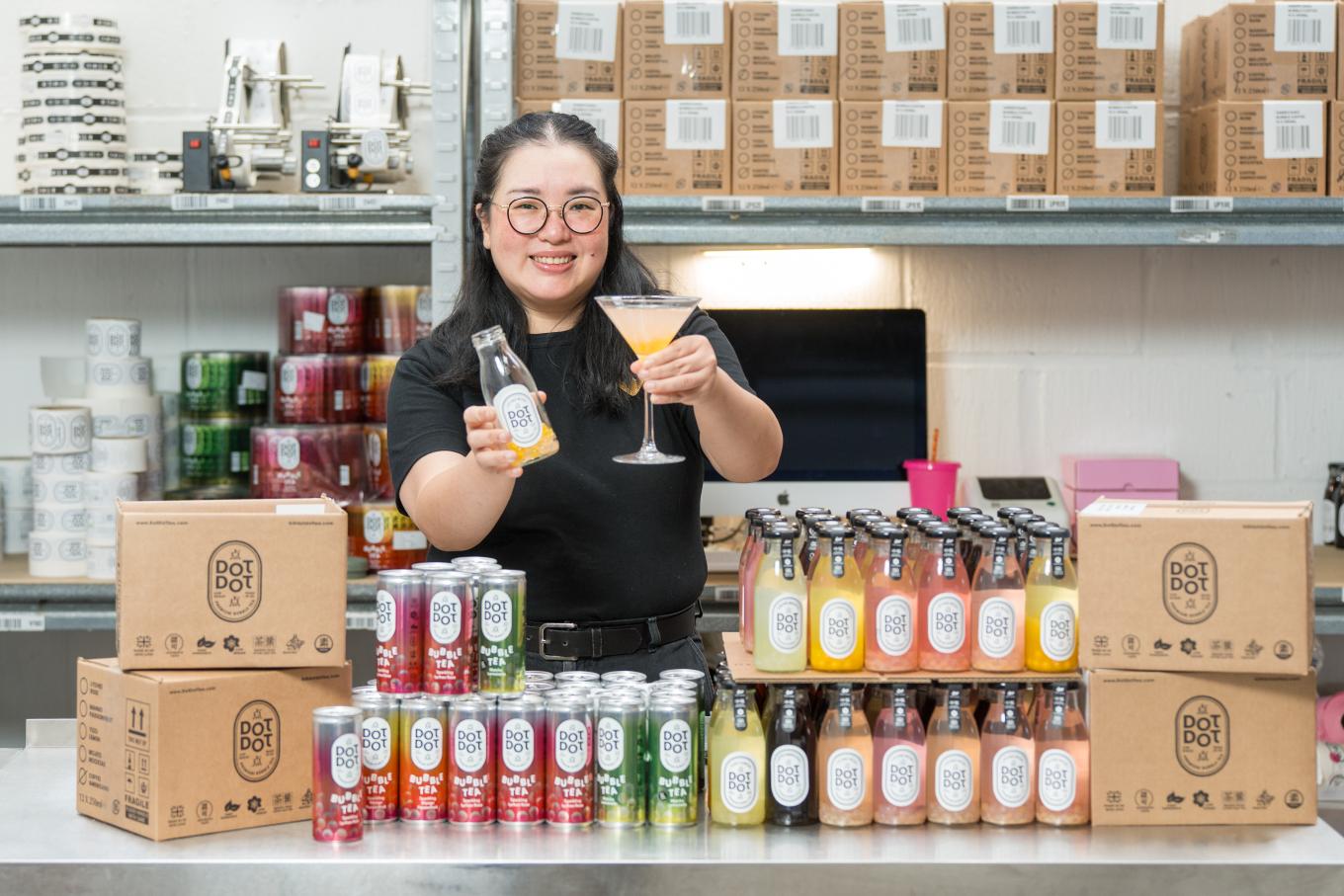 Yandis Yin, founder of Dot Dot Tea