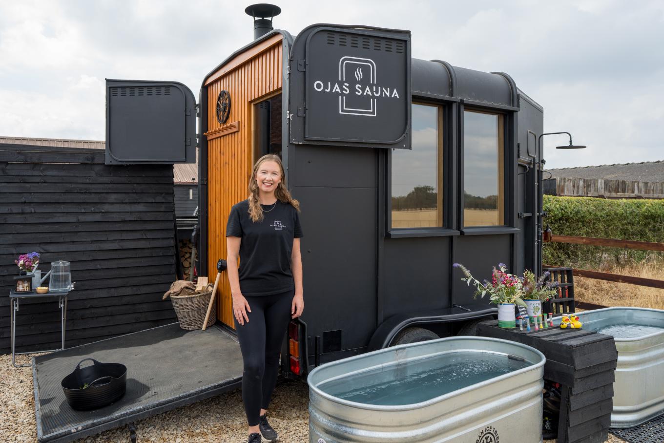 Portrait of Amelia Sweeney, Founder of Ojas Sauna