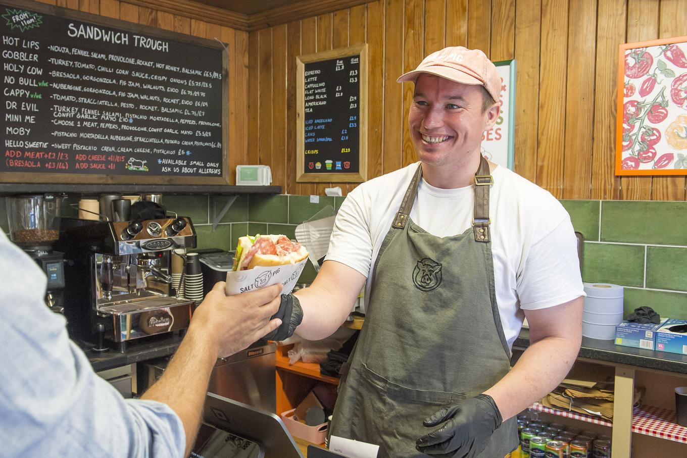 Portrait of Tim Jervis, founder of Salt Pig Sandwiches